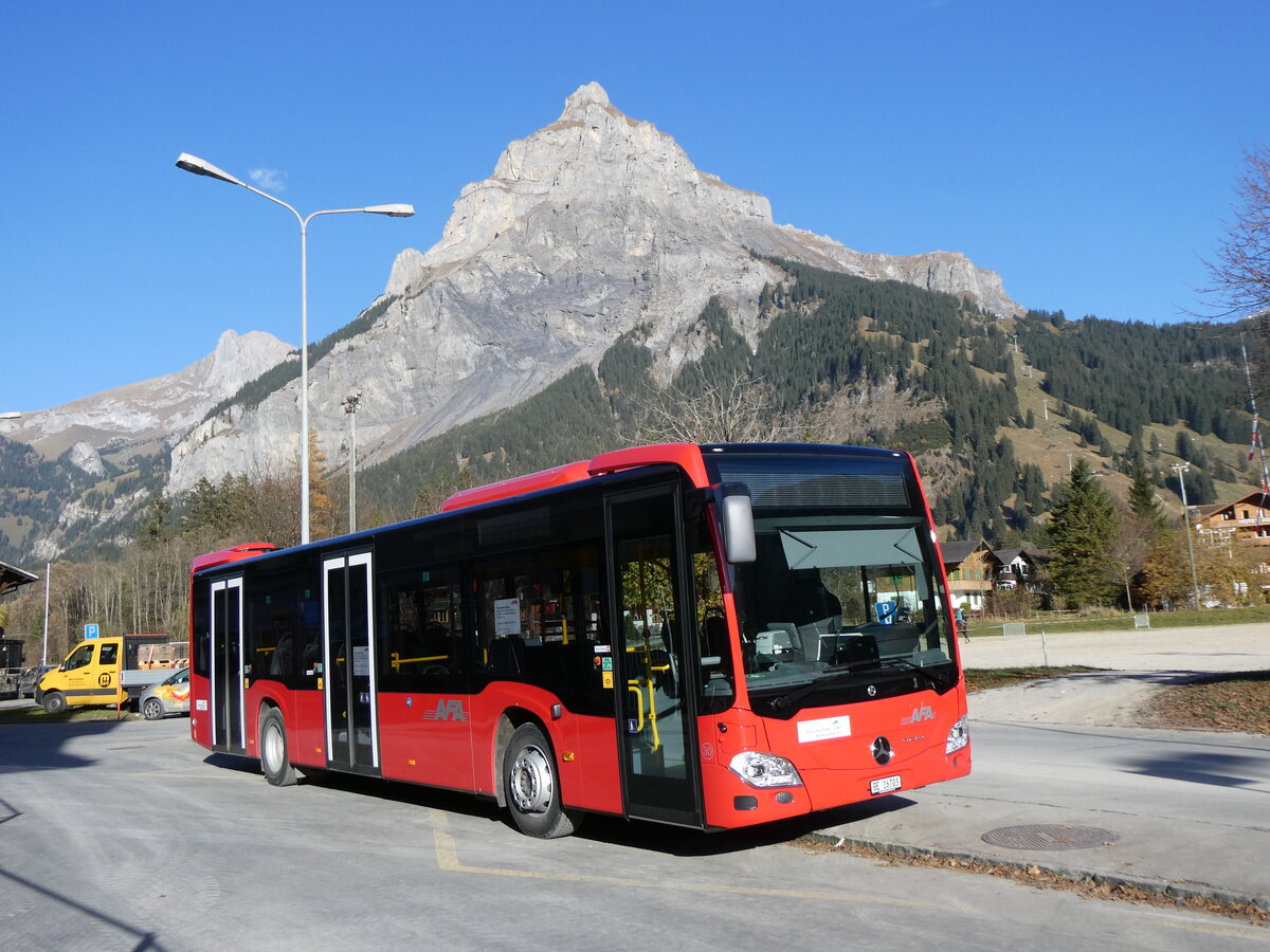 (268'947) - AFA Adelboden - Nr. 30/BE 26'703 - Mercedes am 5. November 2024 beim Bahnhof Kandersteg