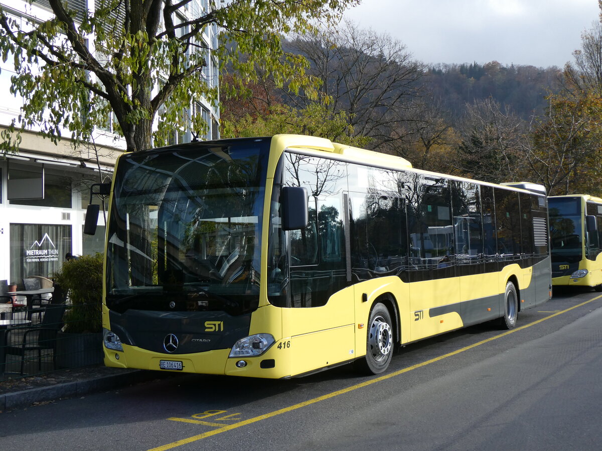 (269'152) - STI Thun - Nr. 416/BE 106'416 - Mercedes am 14. November 2024 bei der Schifflndte Thun