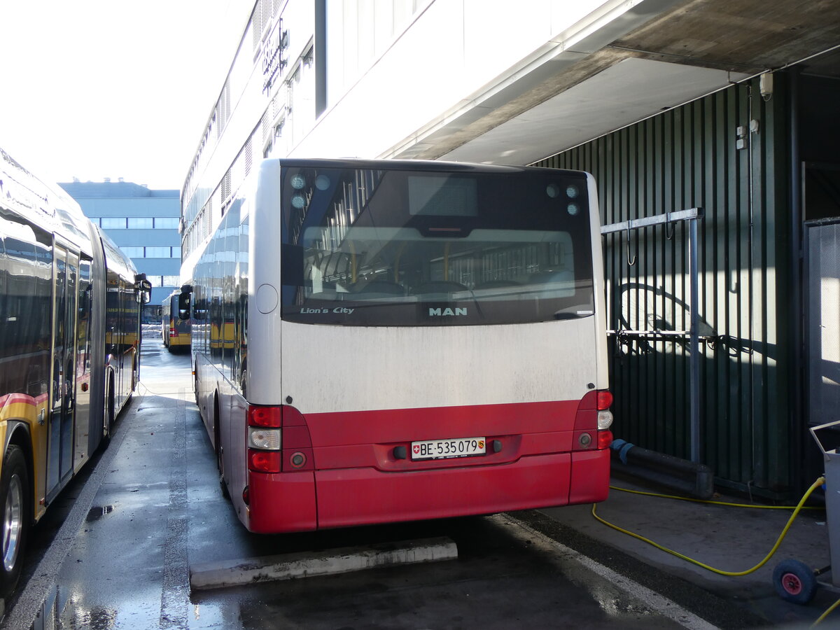 (269'396) - PostAuto Bern - BE 535'079/PID 12'334 - MAN (ex A-Wien) am 26. November 2024 in Bern, Postautostation