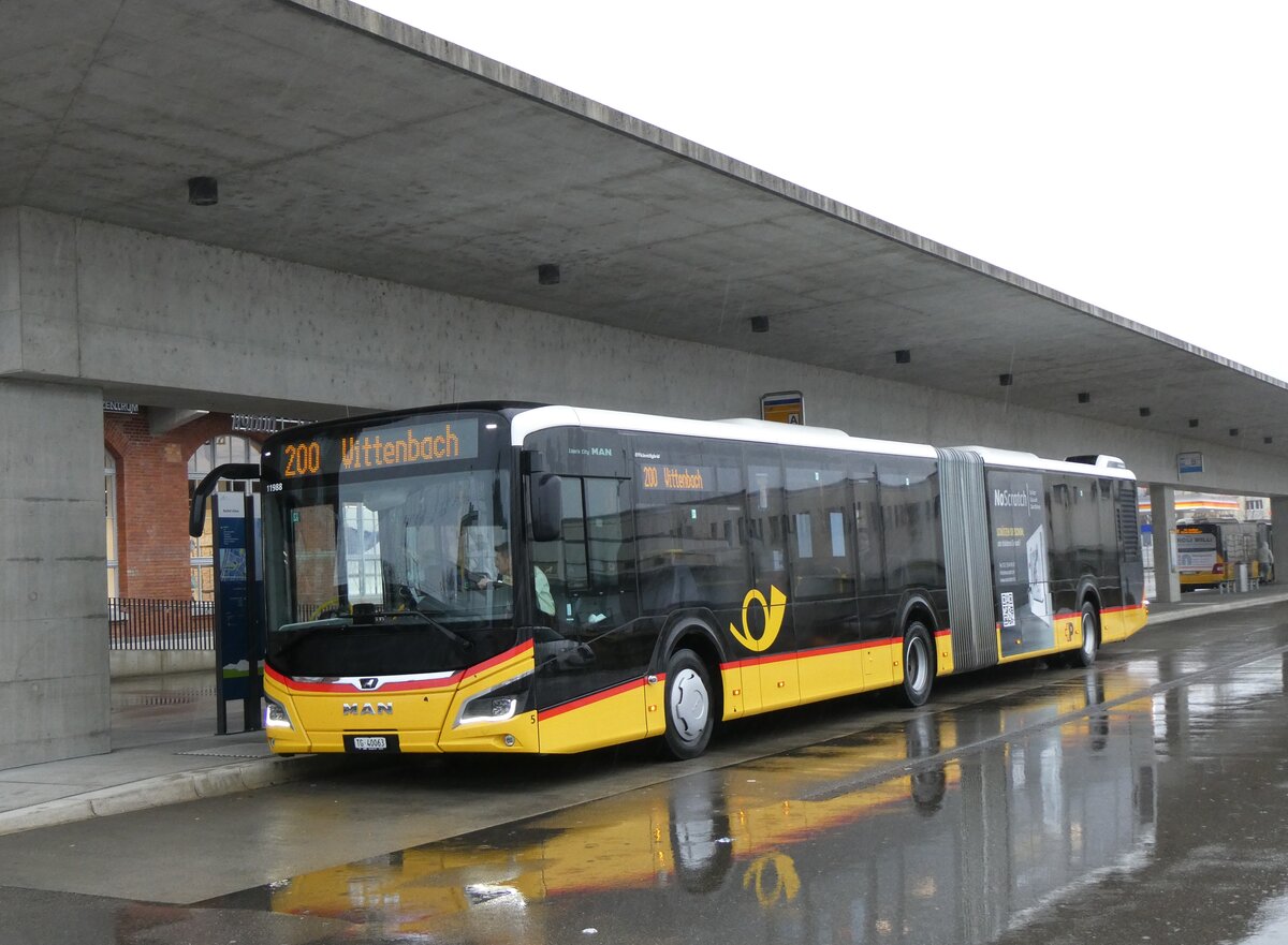 (269'404) - Eurobus, Arbon - Nr. 5/TG 40'063/PID 11'988 - MAN am 28. November 2024 in Arbon, Bushof