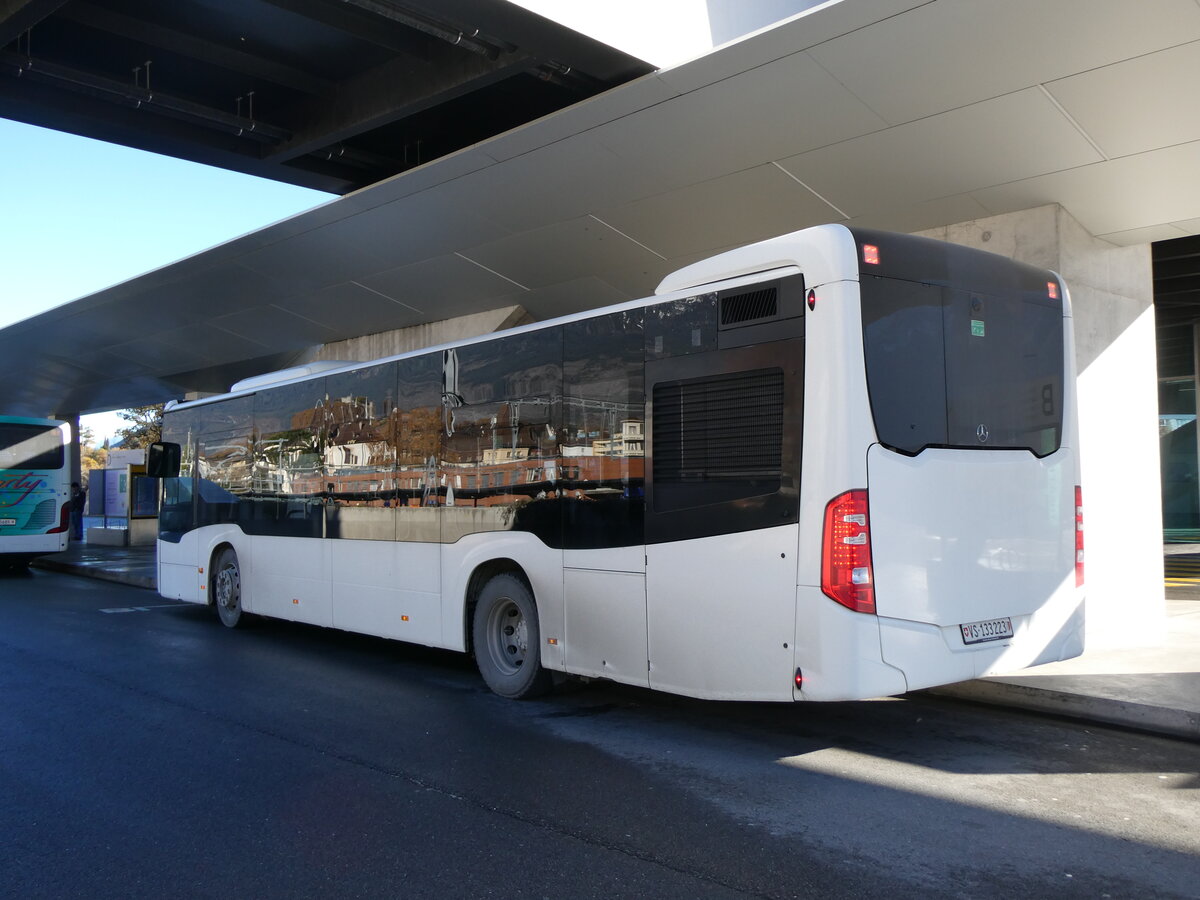 (269'466) - BS Sierre - VS 133'223 - Mercedes am 29. November 2024 in Sierre, Busbahnhof