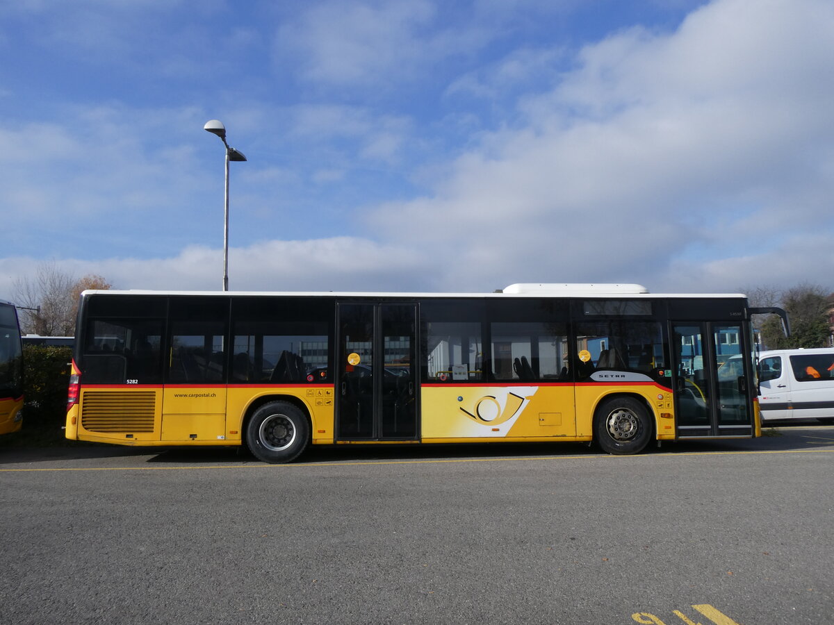 (269'508) - CarPostal Ouest - VD 172'430/PID 5282 - Setra (ex JU 59'239; ex Nr. 23) am 30. November 2024 in Yverdon, Garage