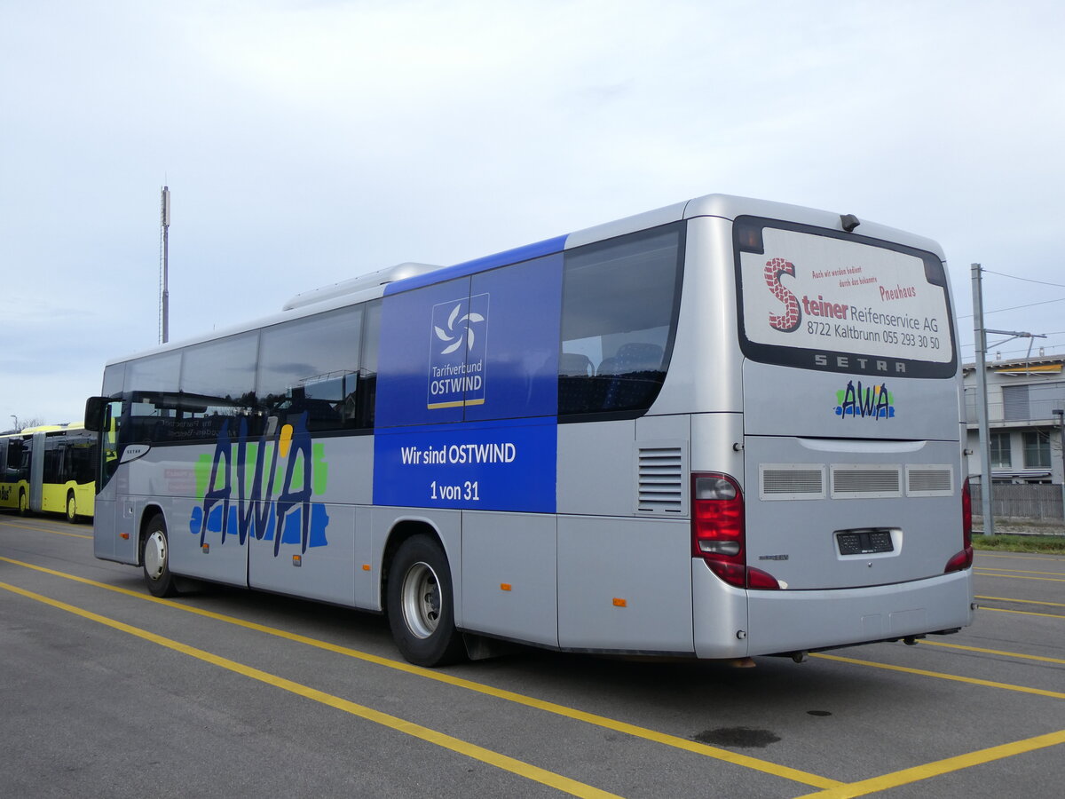 (269'653) - AWA Amden - Nr. 3 - Setra am 7. Dezember 2024 in Winterthur, Daimler Buses