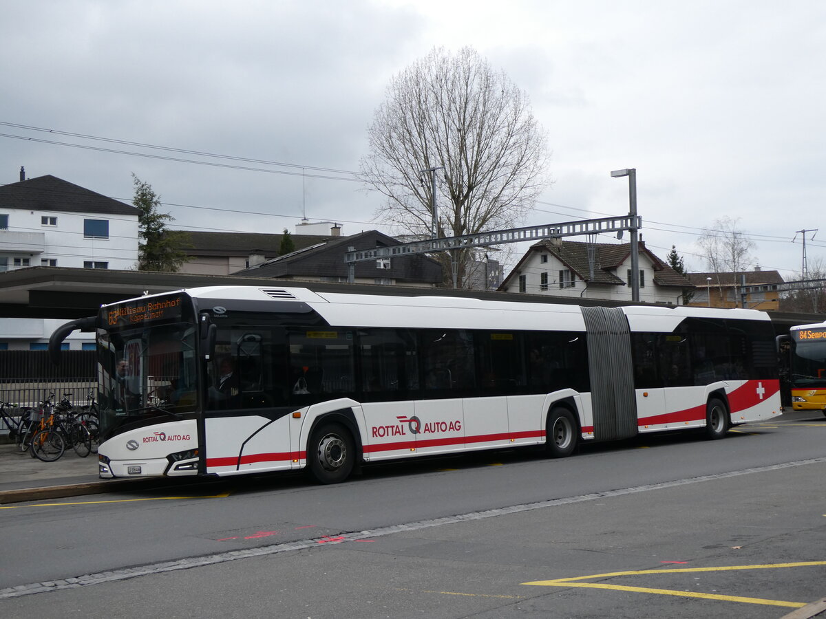 (269'764) - ARAG Ruswil - Nr. 44/LU 206'406 - Solaris am 10. Dezember 2024 beim Bahnhof Sursee