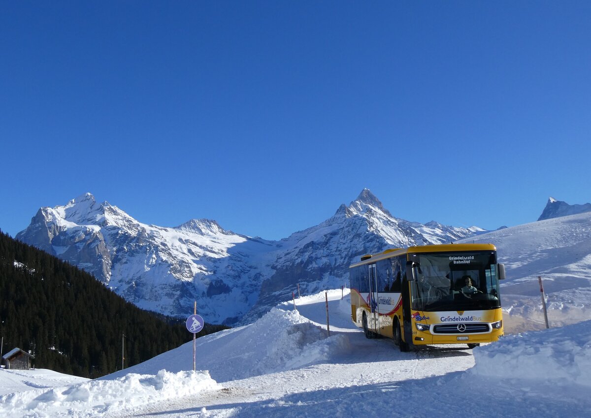 (270'370) - GrindelwaldBus, Grindelwald - Nr. 241/BE 103'241 - Mercedes am 29. Dezember 2024 auf der Bussalp