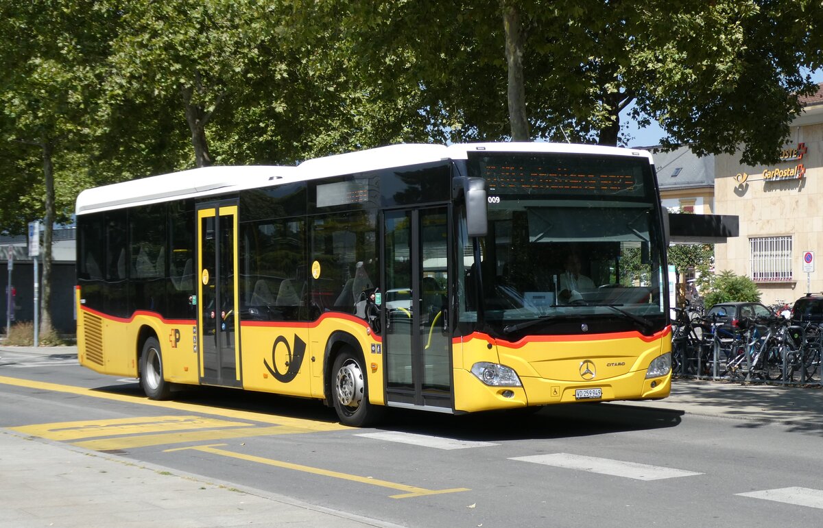 (278'753) - CarPostal Ouest - VD 259'949/PID 11'009 - Mercedes am 9. August 2025 beim Bahnhof Yverdon