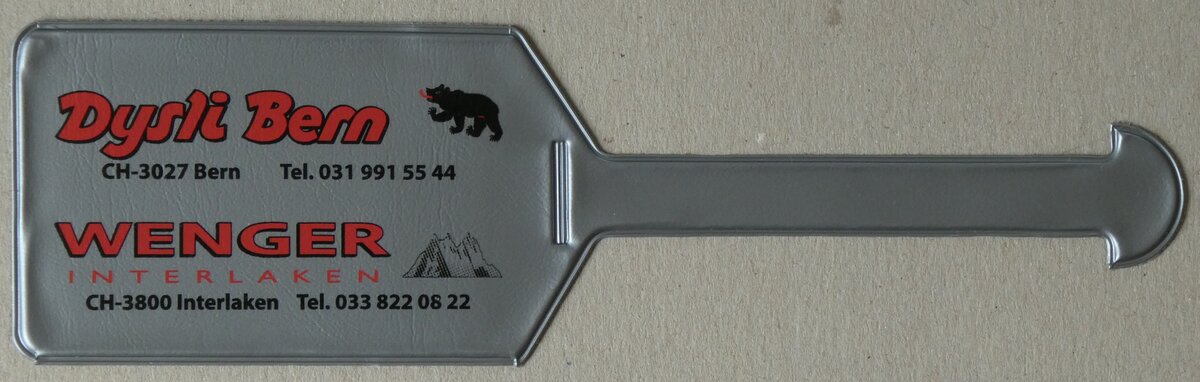 (278'819) - Dysli/Wenger-Reisegepck-Anhnger am 13. August 2025 in Thun