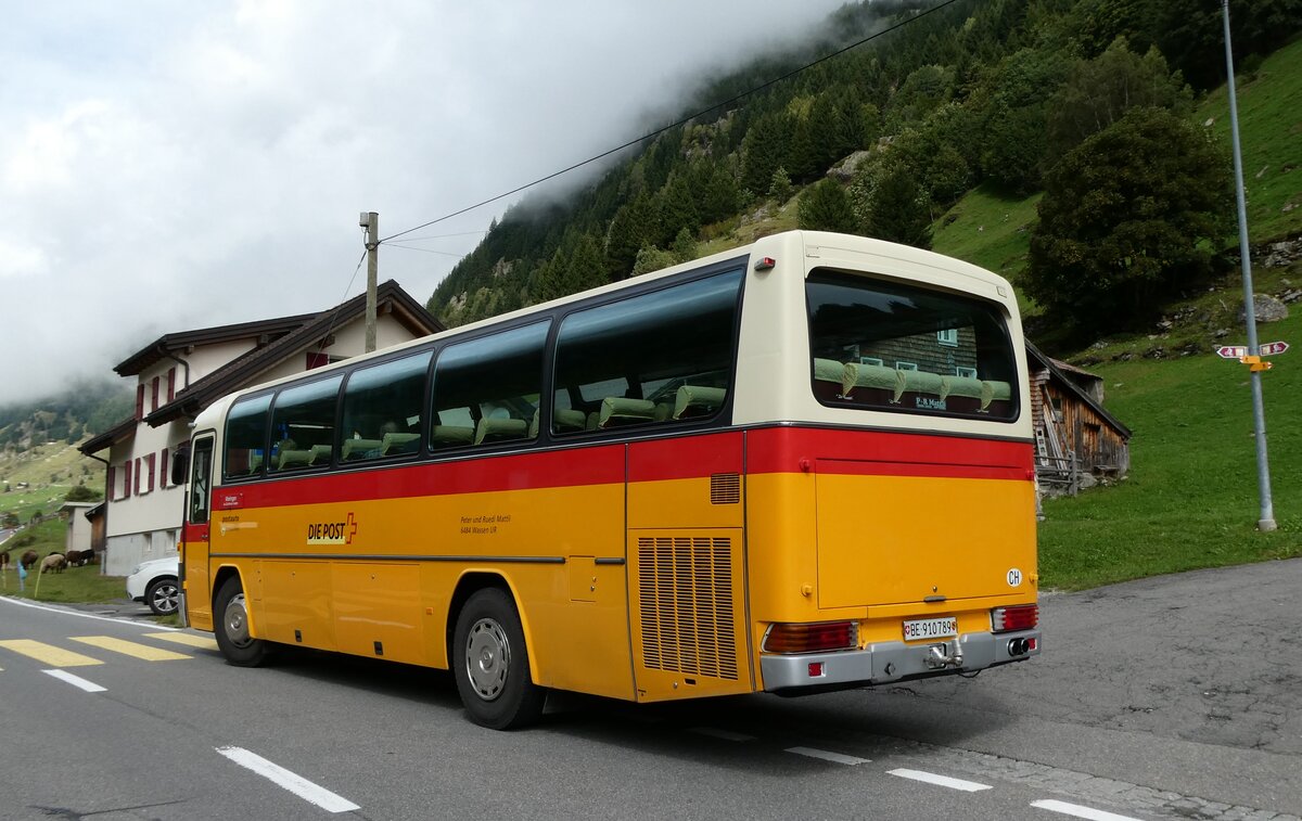 (280'265) - Buzzi, Bern - BE 910'789 - Mercedes (ex Mattli, Wassen/PID 2295) am 10. September 2025 in Meien, Aderbogen