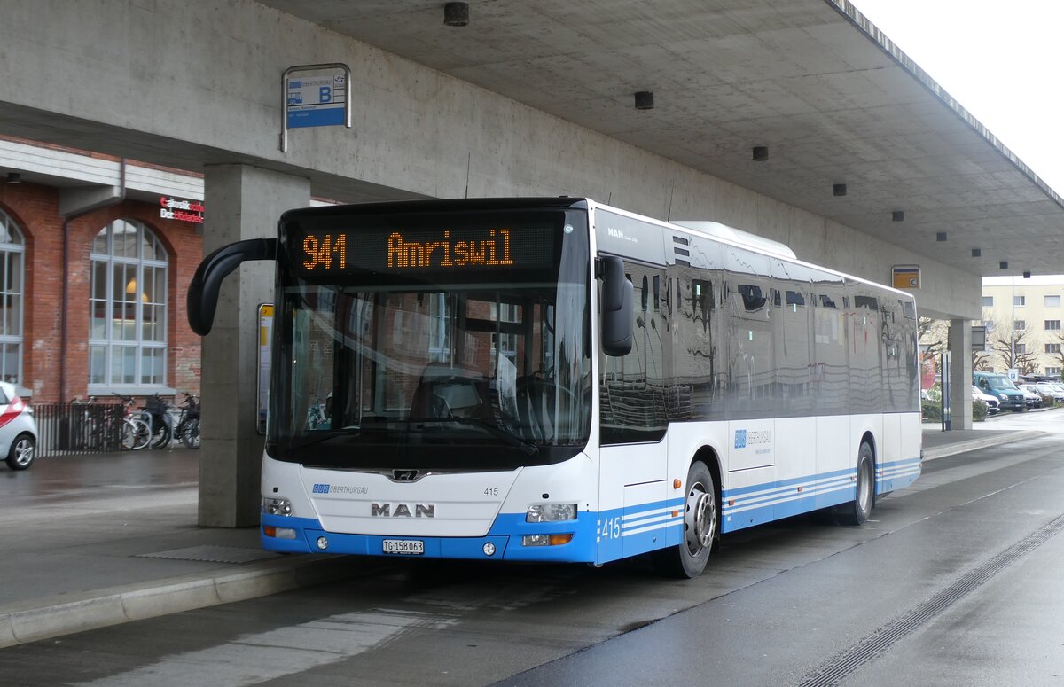 (282'779) - BOTG Amriswil - Nr. 415/TG 158'063 - MAN am 5. Dezember 2025 in Arbon, Bushof