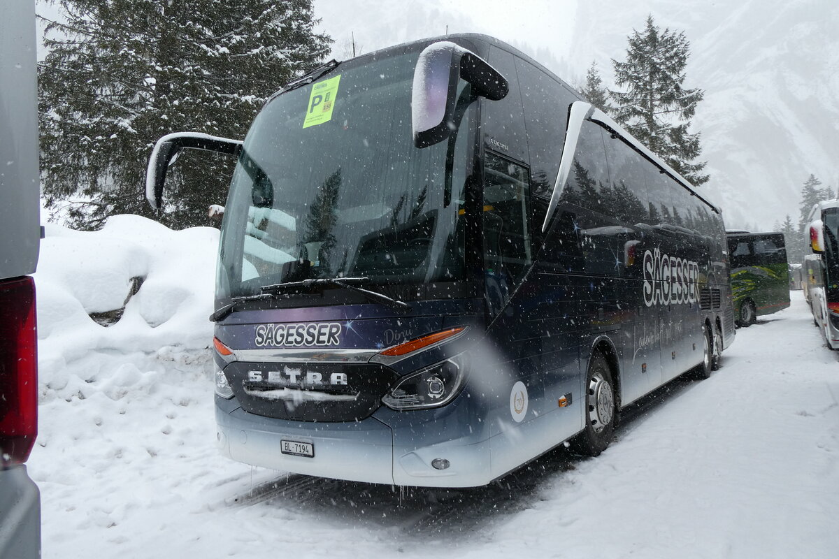 (283'912) - S�gesser, Wintersingen - Nr. 3/BL 7194 - Setra am 10. Januar 2026 in Adelboden, Unter dem Birg