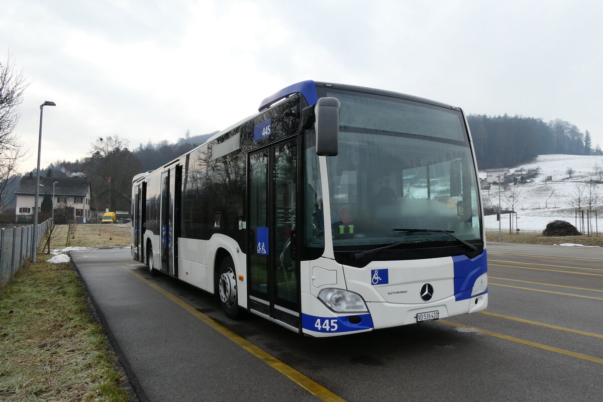 (284'246) - TL Lausanne - Nr. 445/VD 536'420 - Mercedes am 17. Januar 2026 in Winterthur, Daimler Buses