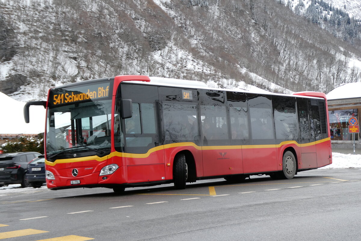 (284'443) - AS Engi - Nr. 4/GL 7704 - Mercedes am 30. Januar 2026 in Elm, Sportbahnen
