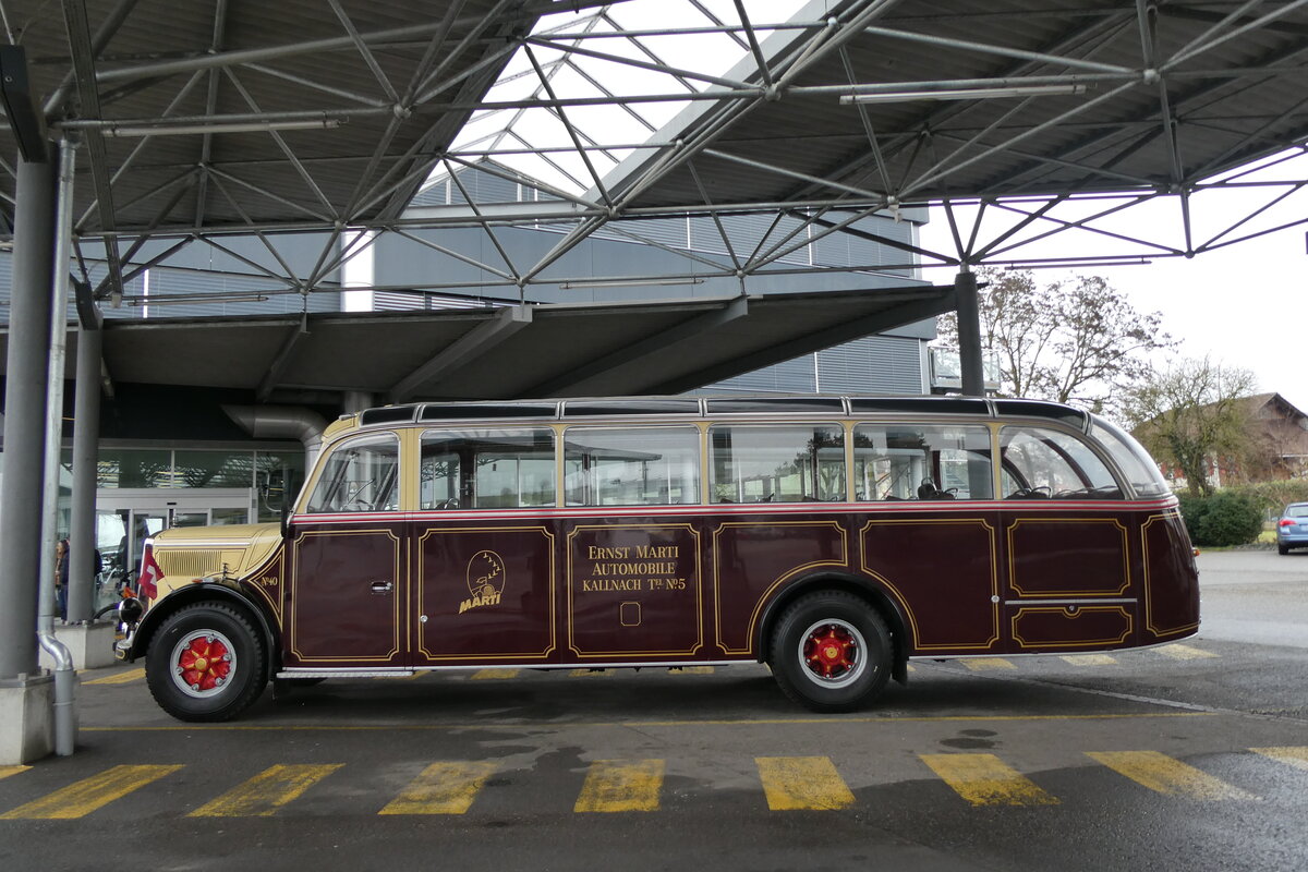 (284'739) - Marti, Kallnach - Nr. 40 - Saurer/Lauber am 7. Februar 2026 in Kallnach, Car-Terminal