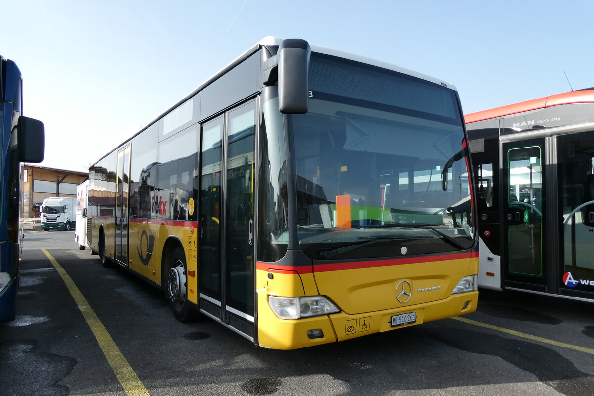 (285'283) - CarPostal Ouest - VD 510'261/PID 5603 - Mercedes am 7. M�rz 2026 in Kerzers, Interbus