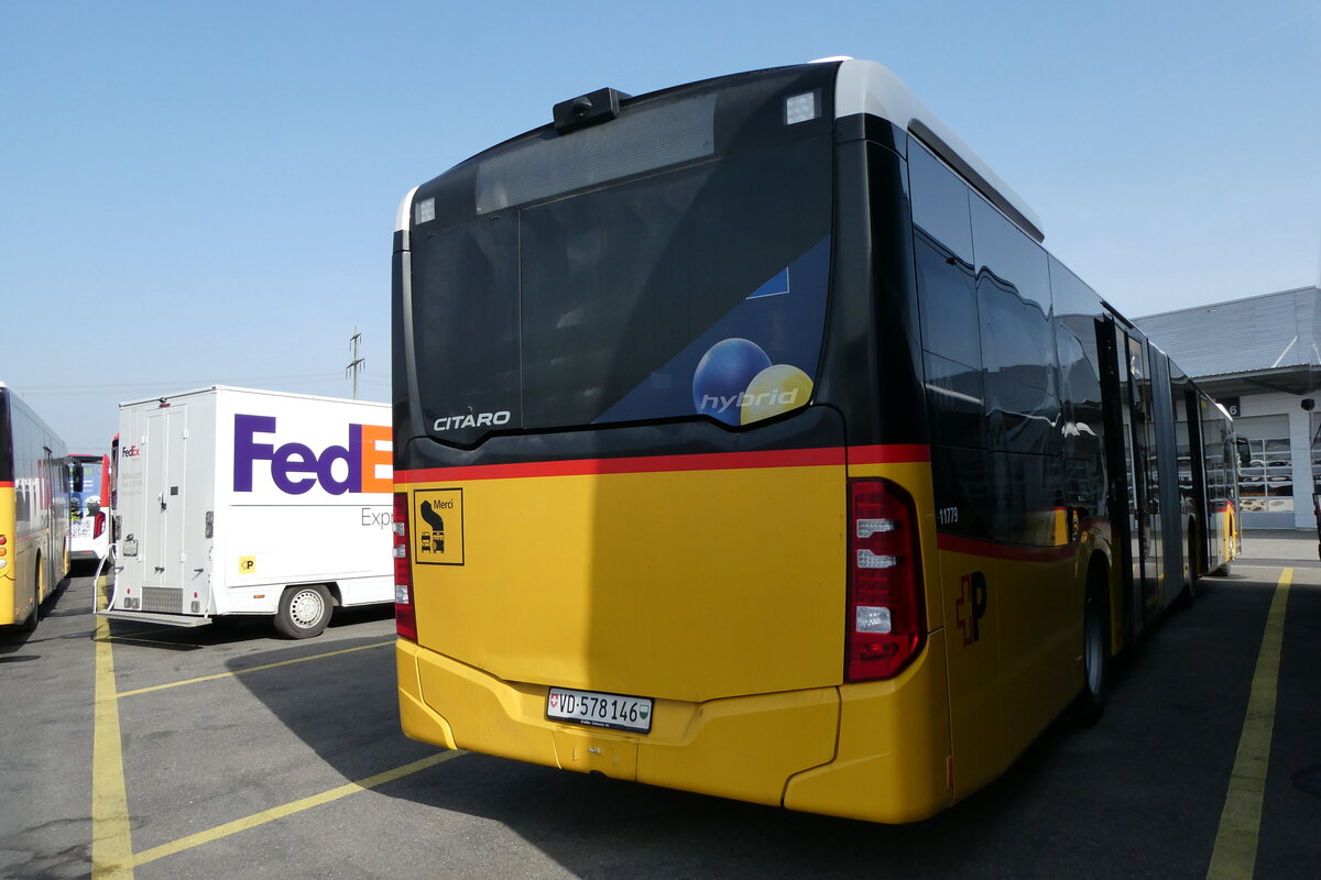 (285'294) - CarPostal Ouest - VD 578'146/PID 11'779 - Mercedes am 7. M�rz 2026 in Kerzers, Interbus