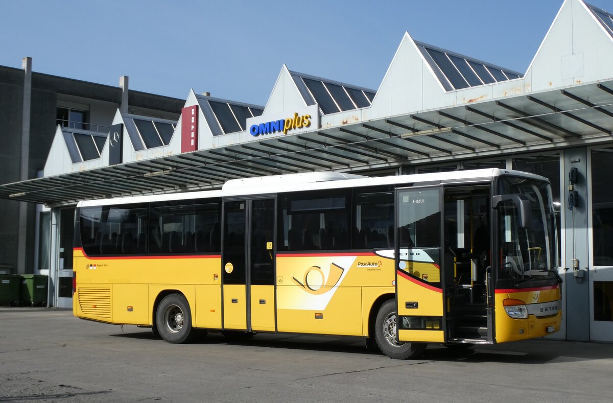 (285'326) - PostAuto Bern - BE 707'892/PID 4535 - Setra (ex Nr. 3; ex K�bli, Gstaad Nr. 3) am 9. M�rz 2026 in Thun, Garage STI
