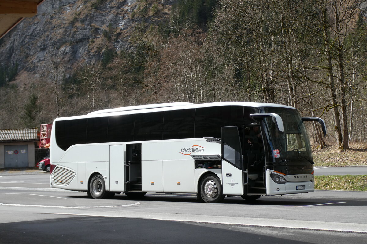 (285'348) - Aus Griechenland: Electic, Polykastro - KIK-4041 - Setra am 12. M�rz 2026 in Stechelberg, Schilthornbahn