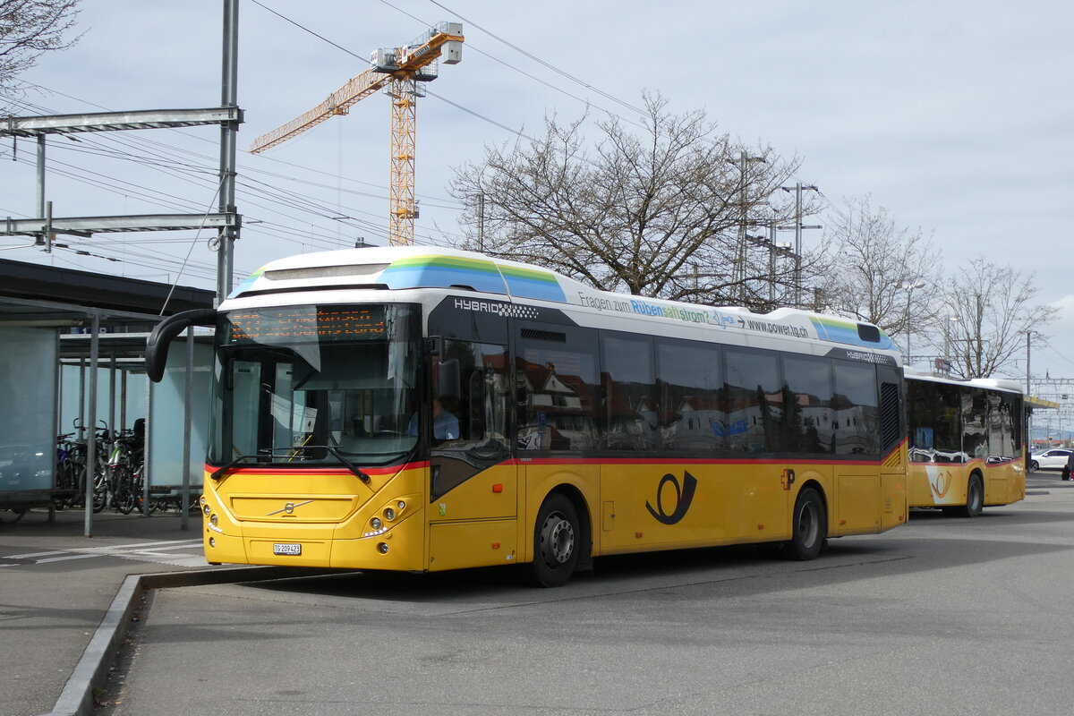 (285'451) - PostAuto Ostschweiz - TG 209'423/PID 10'470 - Volvo am 17. M�rz 2026 beim Bahnhof Weinfelden