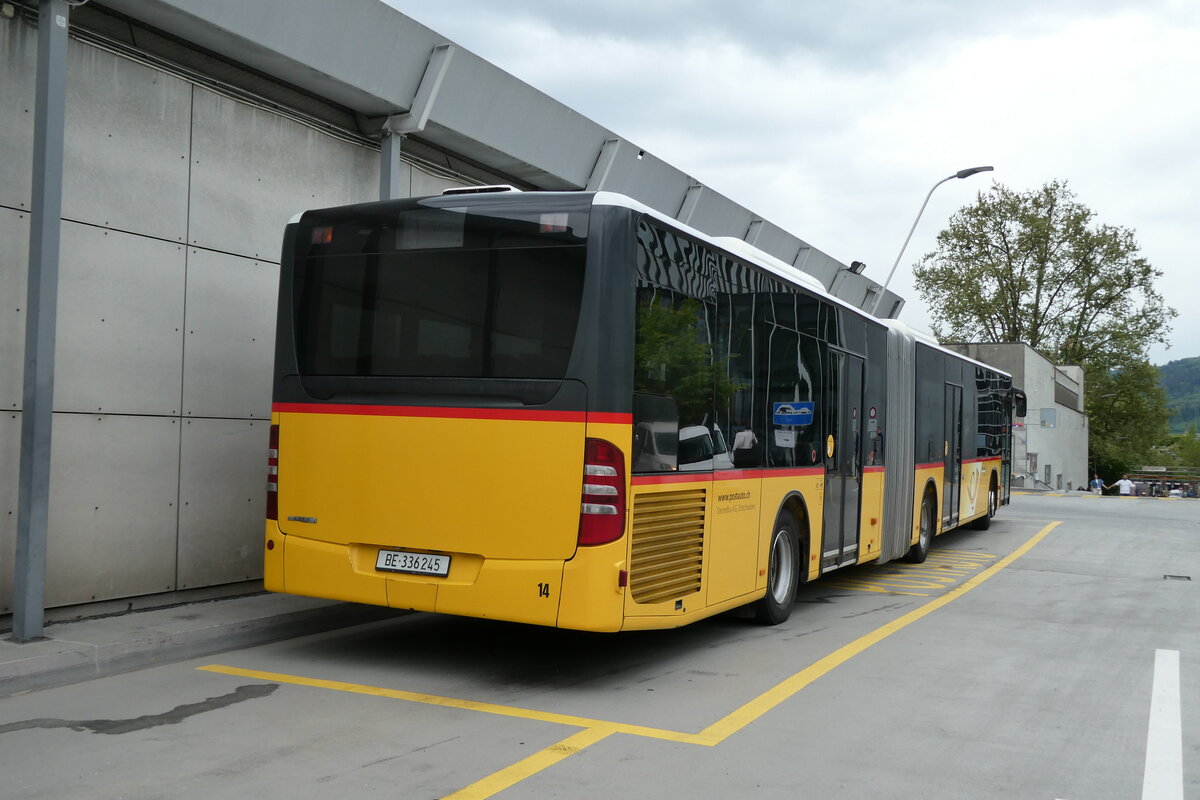 (286'508) - Steiner, Ortschwaben - Nr. 14/BE 336'245/PID 5422 - Mercedes am 28. April 2026 in Bern, Postautostation