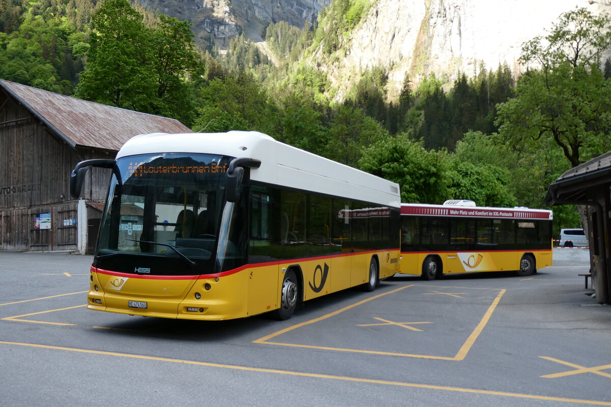 (286'935) - PostAuto Bern - BE 474'560/PID 10'247 - Hess am 13. Mai 2026 in Stechelberg, Hotel