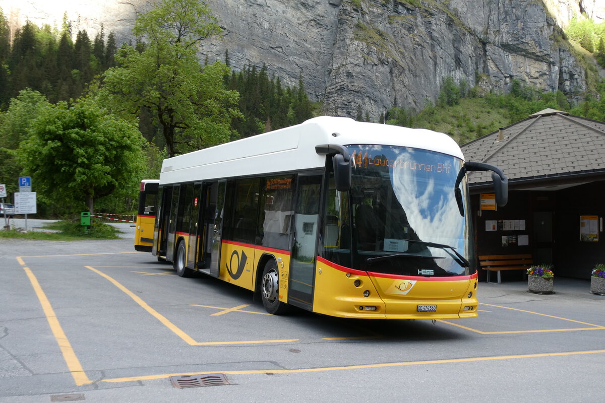 (286'936) - PostAuto Bern - BE 474'560/PID 10'247 - Hess am 13. Mai 2026 in Stechelberg, Hotel