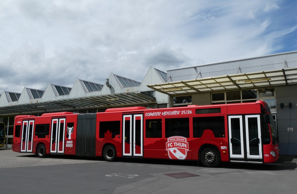 (287'088) - STI Thun - Nr. 703/BE 754'703 - Mercedes am 17. Mai 2026 in Thun, Garage