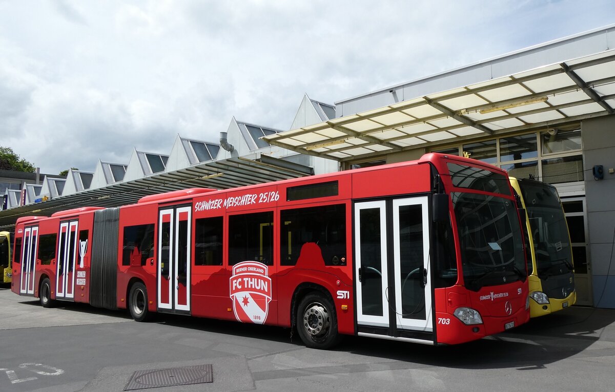 (287'089) - STI Thun - Nr. 703/BE 754'703 - Mercedes am 17. Mai 2026 in Thun, Garage