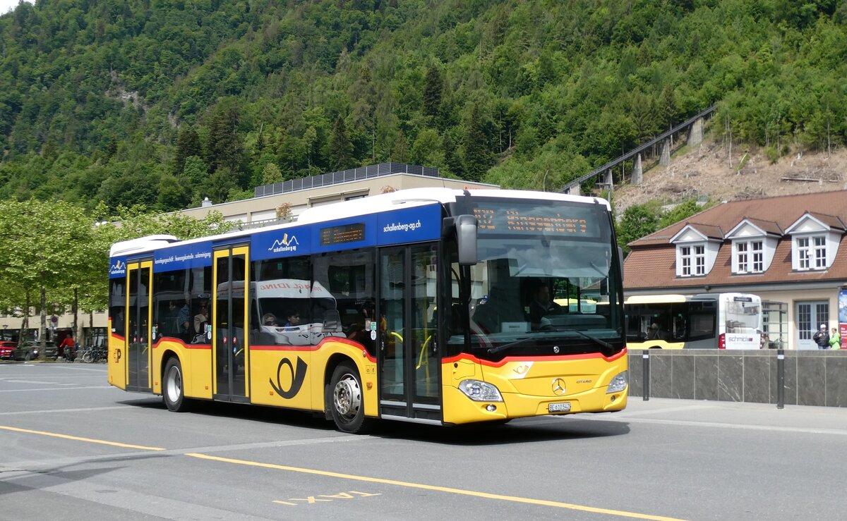 (287'117) - PostAuto Bern - BE 610'542/PID 11'686 - Mercedes am 19. Mai 2026 beim Bahnhof Interlaken Ost