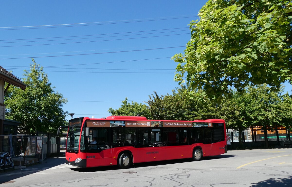 (287'146) - Bernmobil, Bern - Nr. 172/BE 855'172 - Mercedes am 22. Mai 2026 beim Bahnhof Wichtrach