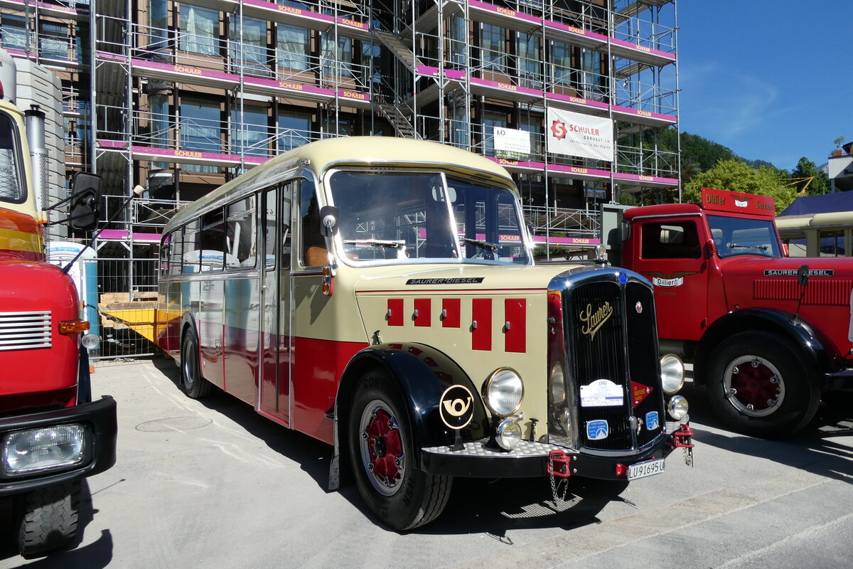(287'173) - Imfeld, Sachseln - LU 91'695 U - Saurer/T�scher (ex L�tscher, Neuheim) am 23. Mai 2026 in Sarnen, OiO