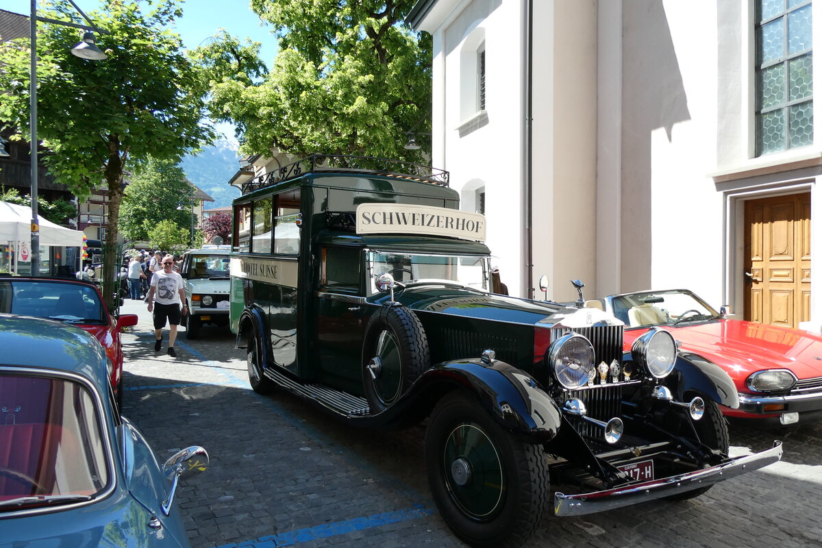 (287'231) - M�ller, Kriens - GR 119'311 - Rolls-Royce/Beutler (ex H�hnerfarm in Australien; ex Besitzer in den USA; ex div. Besitzer in Deutschland; ex Hotel Schweizerhof, Interlaken; ex R�egg, Bern; ex Baker, Bern) am23. Mai 2026 in Sarnen, OiO