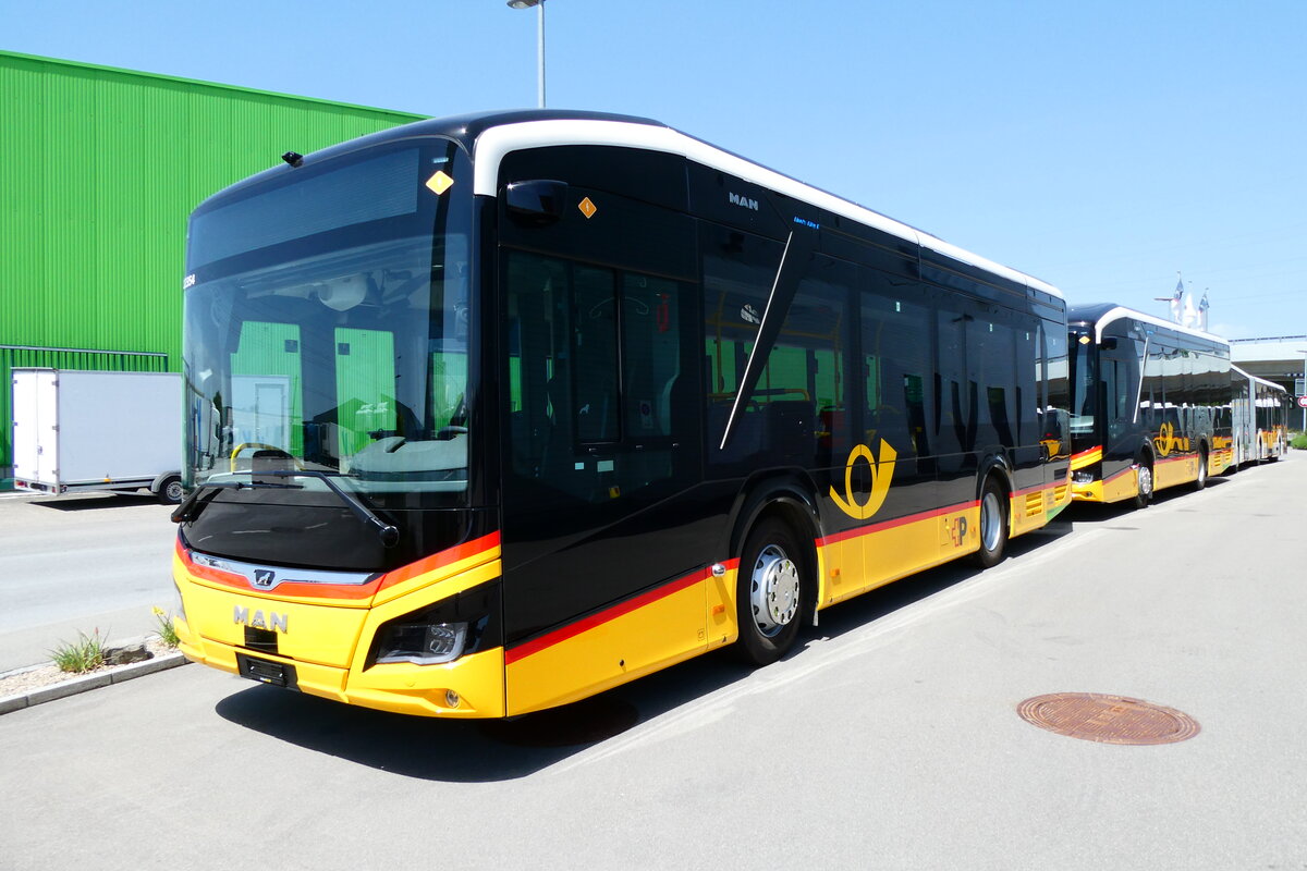 (287'318) - PostAuto Bern - PID 12'354 - eMAN am 25. Mai 2026 in Kerzers, Interbus