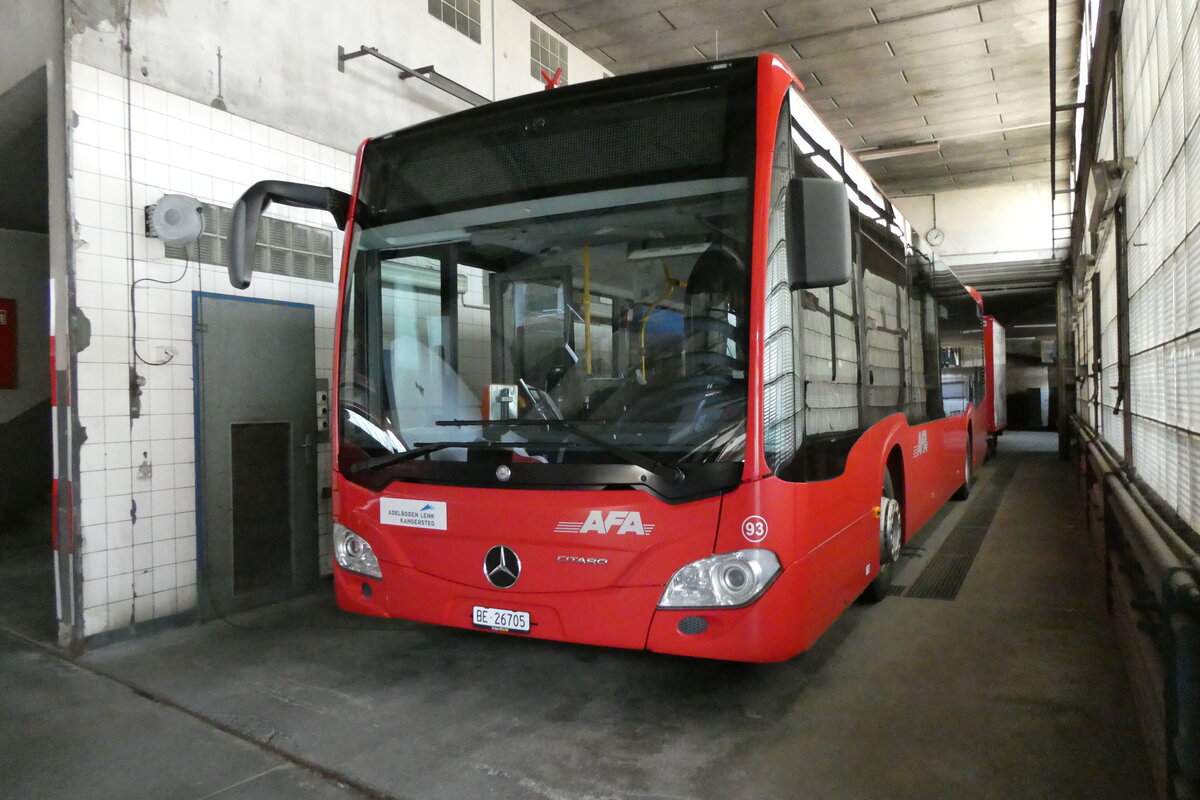 (287'345) - AFA Adelboden - Nr. 93/BE 26'705 - Mercedes am 26. Mai 2026 in Adelboden, Busstation
