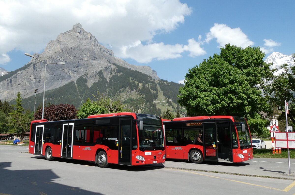 (287'346) - AFA Adelboden - Nr. 30/BE 26'703 - Mercedes am 26. Mai 2026 beim Bahnhof Kandersteg