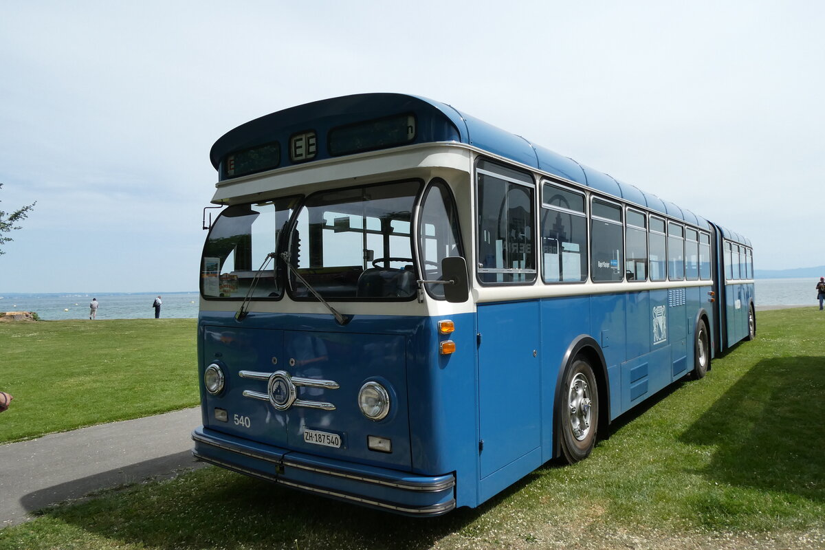 (287'441) - VBZ Z�rich (TMZ) - Nr. 540/ZH 187'540 - Saurer/Saurer (ex Nr. 7540; ex Nr. 540) am 30. Mai 2026 in Arbon, Arbon Classics