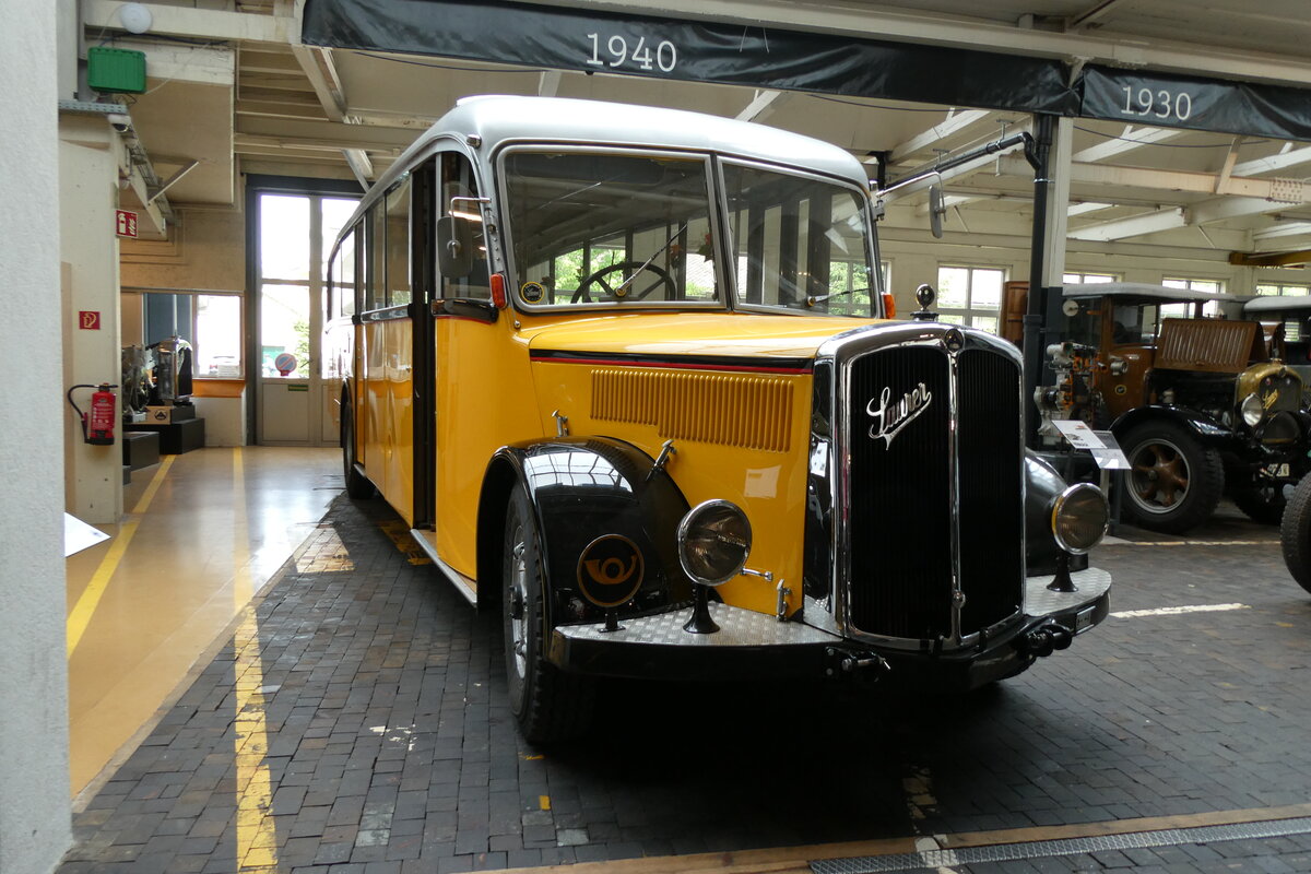(287'452) - Oldtimer Club Saurer, Arbon - Saurer/Hess (ex Cars Alpin Neff, Arbon Nr. 20; ex P 24'533; ex P 1377) am 30. Mai 2026 in Arbon, Saurermuseum