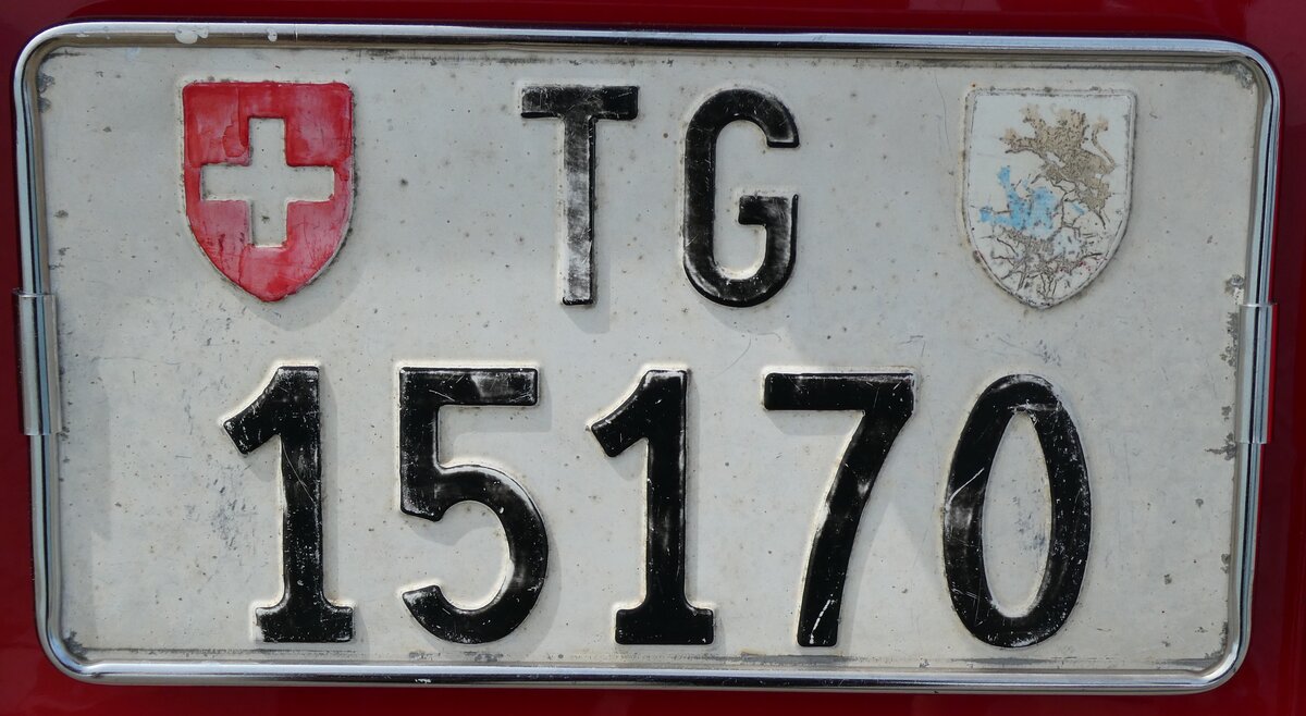(287'486) - Nummernschild - TG 15'170 - am 30. Mai 2026 in Arbon, Arbon Classics