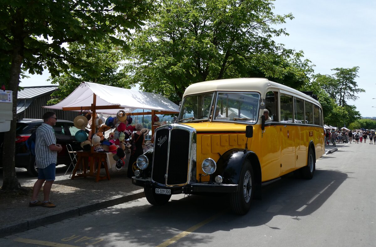 (287'505) - Baumgartner, Horn - SG 329'300 - Saurer/T�scher (ex Bucheli, Kriens Nr. 10; ex Gr�ni, Udligenswil) am 30. Mai 2026 in Arbon, Arbon Classics