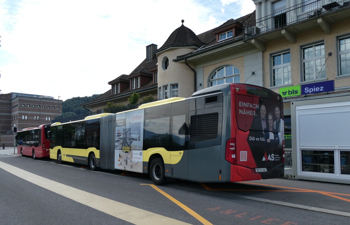 (287'551) - STI Thun - Nr. 164/BE 752'164 - Mercedes am 31. Mai 2026 beim Bahnhof Spiez