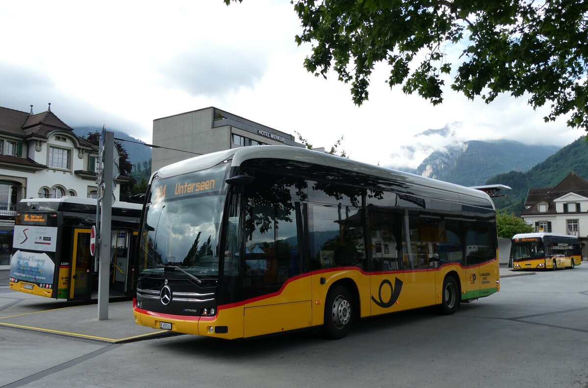 (287'559) - PostAuto Bern - BE 659'241/PID 12'306 - eMercedes am 1. Juni 2026 beim Bahnhof Interlaken West