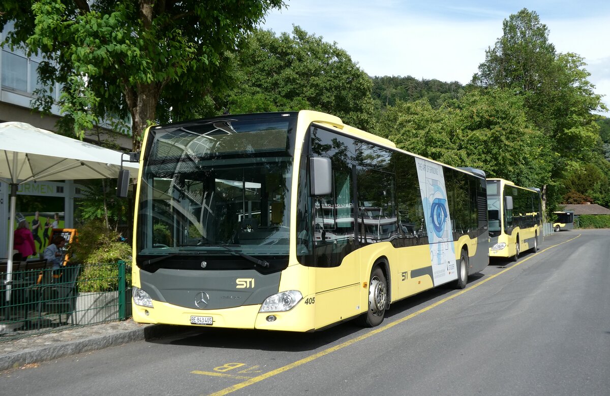 (287'574) - STI Thun - Nr. 405/BE 843'405 - Mercedes am 3. Juni 2026 bei der Schiffl�ndte Thun