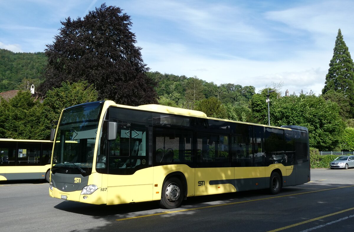 (287'576) - STI Thun - Nr. 187/BE 804'187 - Mercedes am 3. Juni 2026 bei der Schiffl�ndte Thun