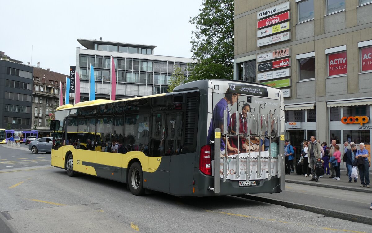 (287'578)  STI Thun 414/BE 82'^414 - Mercedes am 4. Juni 2026 beim Bahnhof Thun