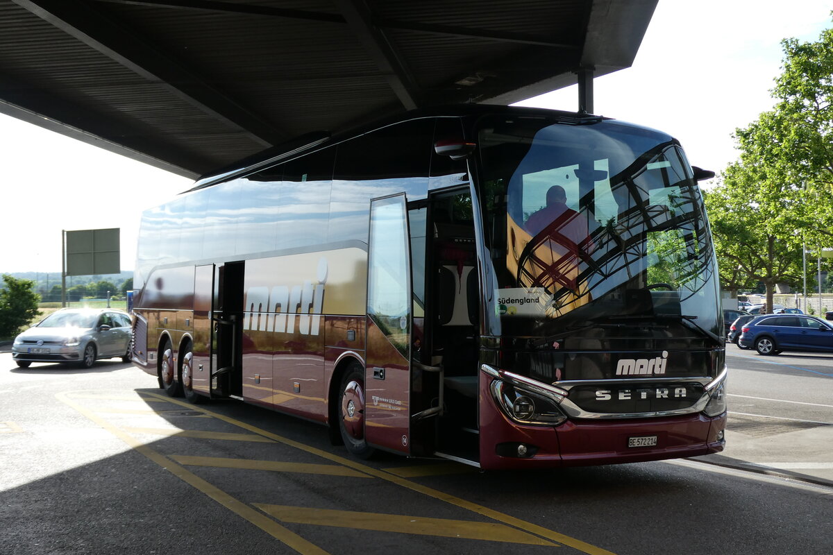(287'603) - Marti, Kallnach - Nr. 14/BE 572'214 - Setra am 6. Mai 2026 in Pratteln, Rastst�tte
