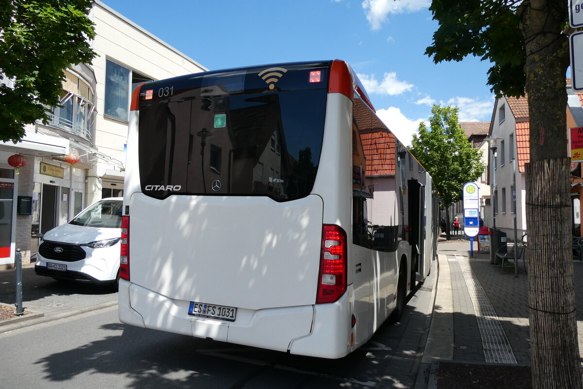 (287'620) - Fischle, Stuttgart - Nr. 31/ES-FS 1031 - Mercedes am 6. Juni 2026 in Pfungstadt, Eberst�dter Strasse