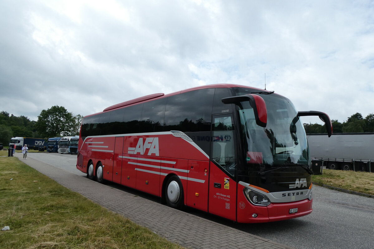 (287'645) - Aus der Schweiz: AFA Adelboden - Nr. 16/BE 21'181 - Setra am 7. Juni 2026 in Todendorf, Rasthof Buddikate