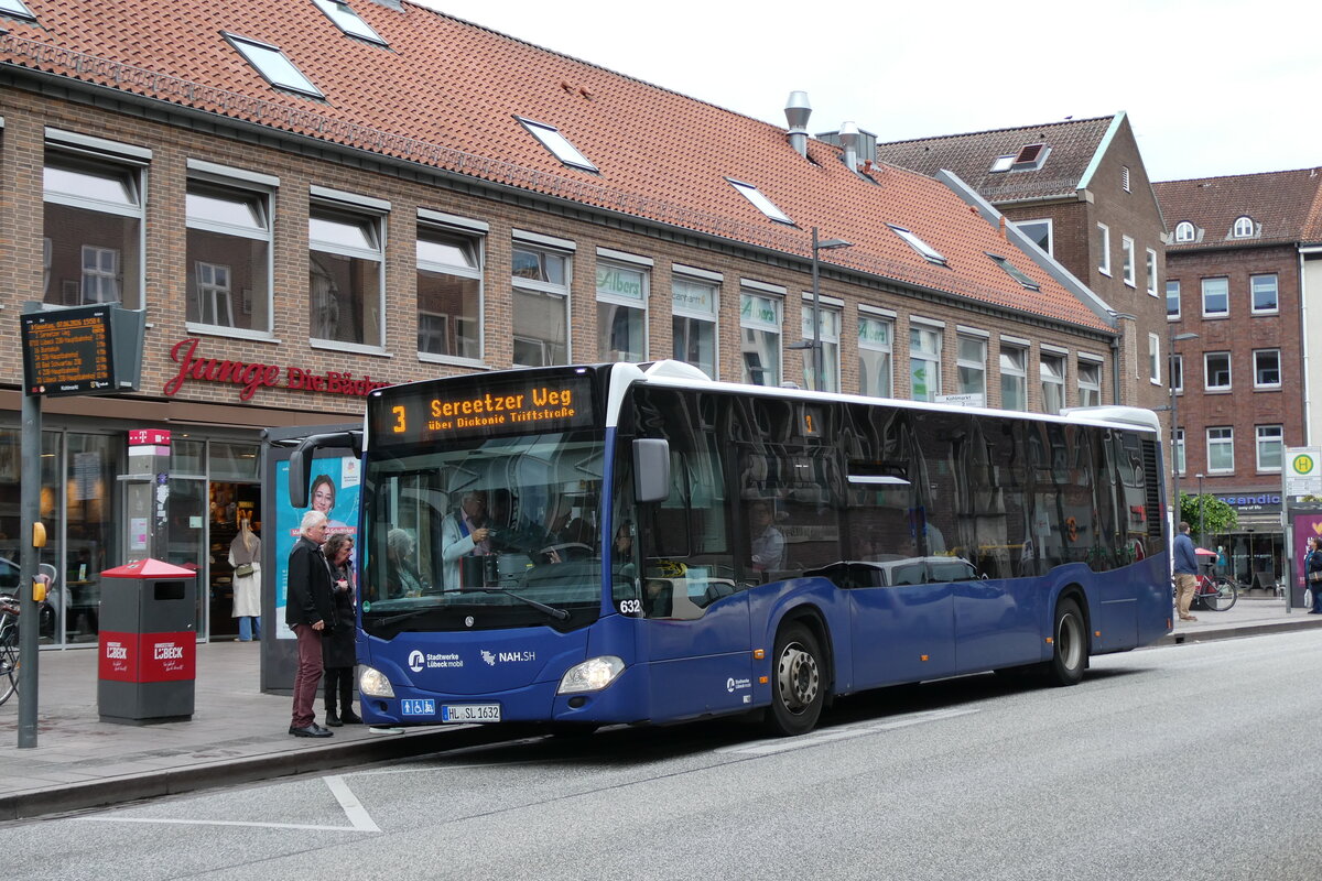 (287'675) - SWLM L�beck - Nr. 632/HL-SL 1632 - Mercedes am 7. Juni 2026 in L�beck, Kohlmarkt