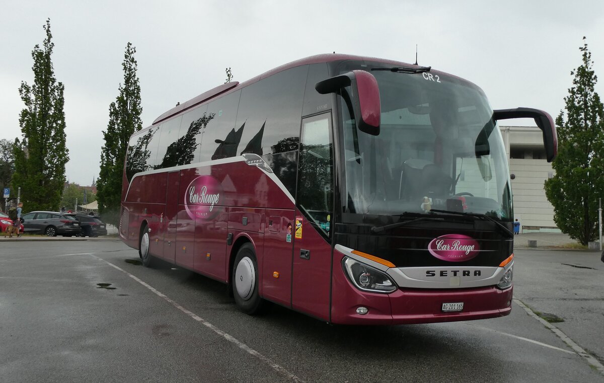 (287'688) - Aus der Schweiz: Car Rouge, Windisch - Nr. 2/AG 201'165 - Setra am 7. Juni 2026 in L�beck, Willy-Brandt-Parkplatz