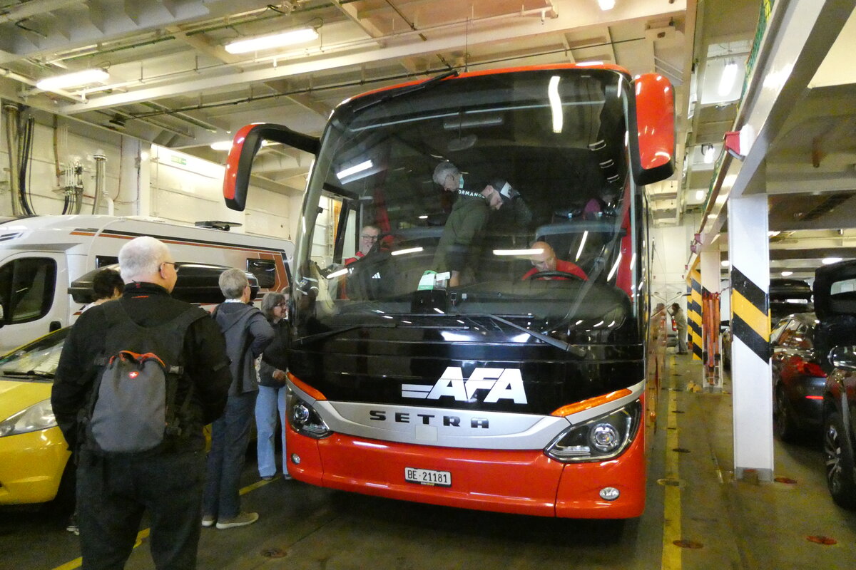 (287'723) - Aus der Schweiz: AFA Adelboden - Nr. 16/BE 21'181 - Setra am 8. Juni 2026 in Malm�, F�hre Finnswan