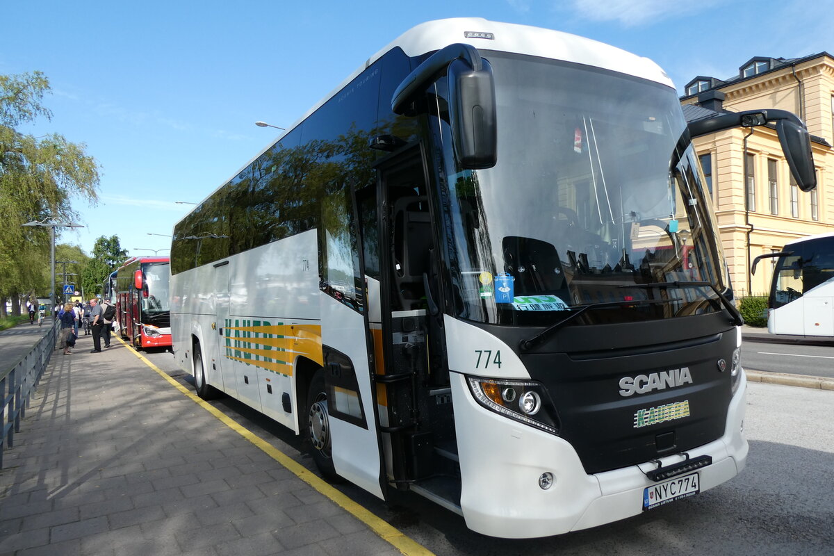 (287'829) - Aus Litauen: Juozapaviciaus, Kaunas - Nr. 774/NYC 774 - Scania/Higer am 9. Juni 2026 in Stockholm, Rathaus